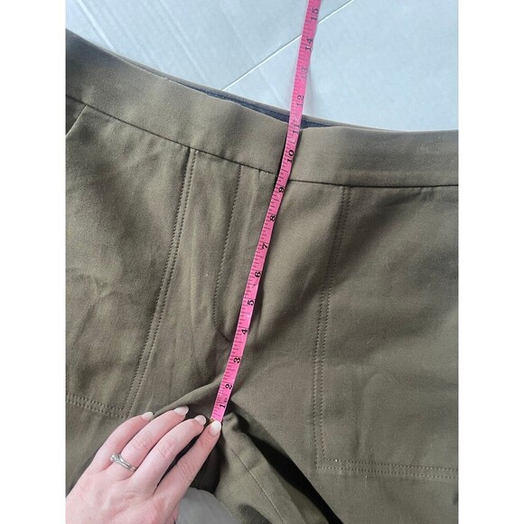 Ann Taylor Wide Leg Green Pants Size 6 - Picture 6 of 8